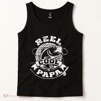 Reel Cool Papa Fish Fishing Shirt Father's Day Tank Top thumb 2