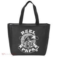 Reel Cool Papa Fish Fishing Shirt Father's Day Tote Bag thumb 0
