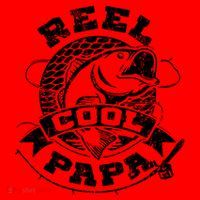 Reel Cool Papa Fish Fishing Shirt Father's Day Santa Hat thumb 1