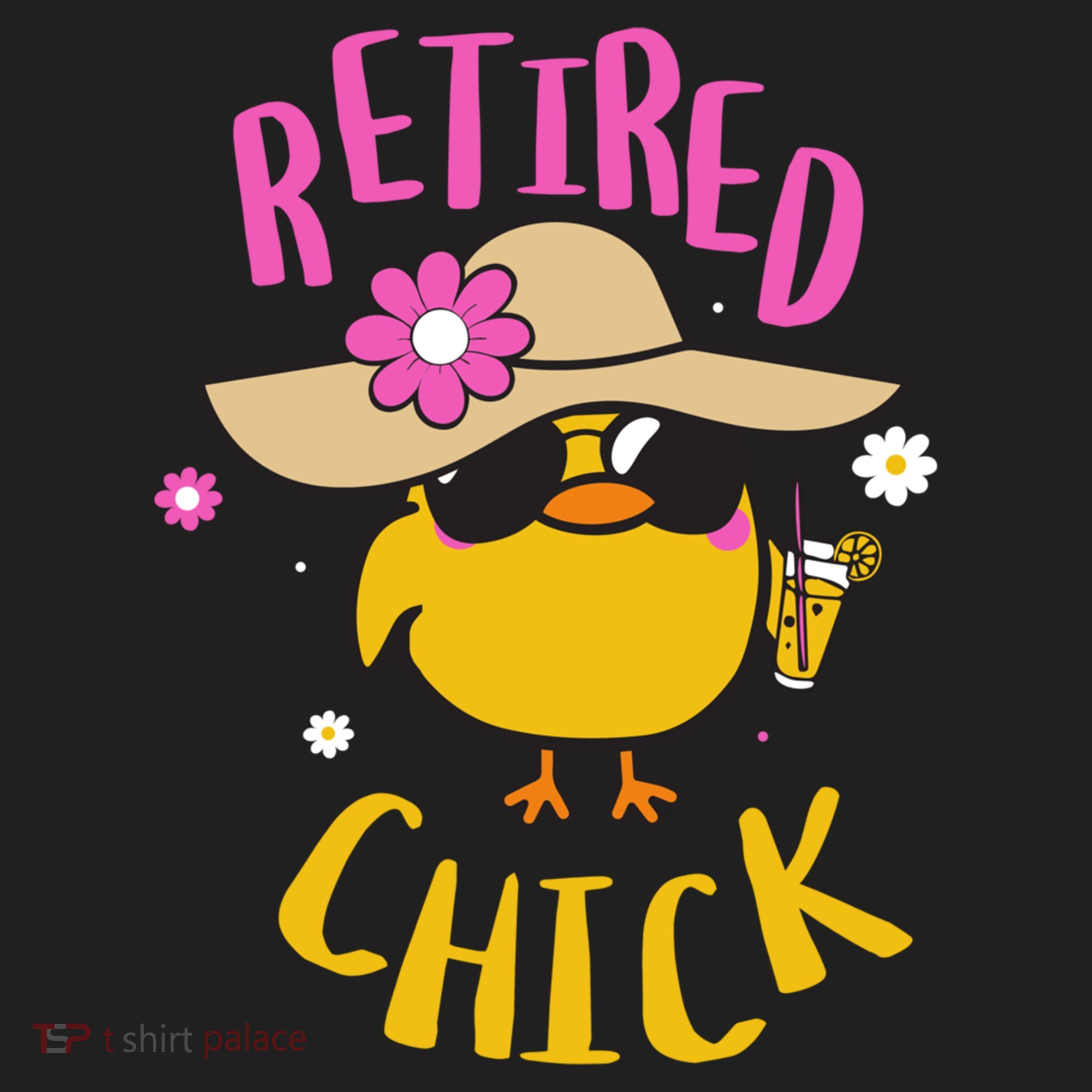 Retired Chick Pension Vacation Pensioner Retirement Chicken Gift Beanie