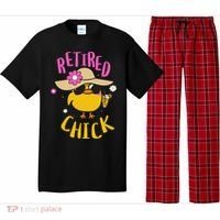 Retired Chick Pension Vacation Pensioner Retirement Chicken Gift Pajama Set thumb 0