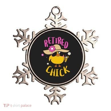 Retired Chick Pension Vacation Pensioner Retirement Chicken Gift Ornament