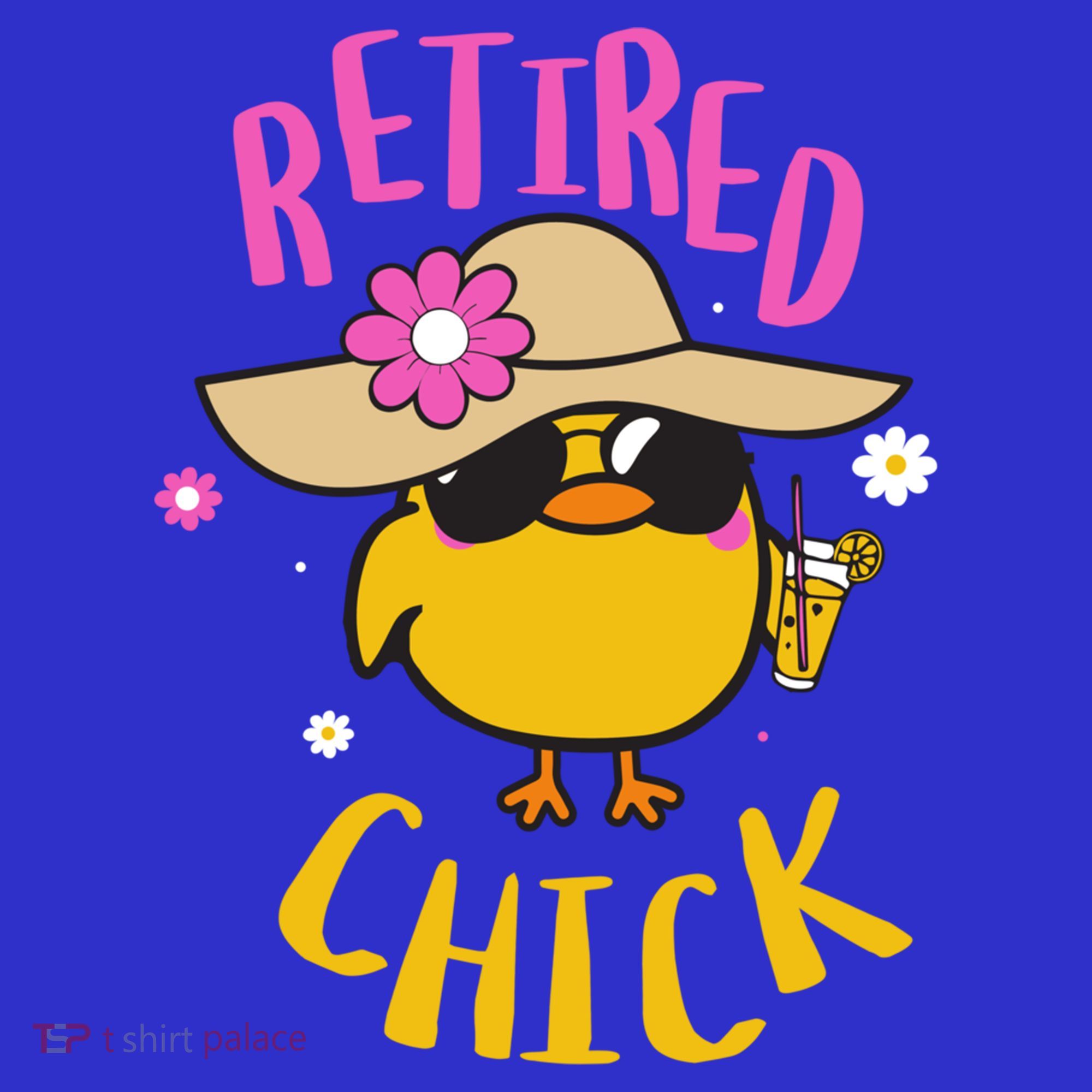 Retired Chick Pension Vacation Pensioner Retirement Chicken Gift Mousepad
