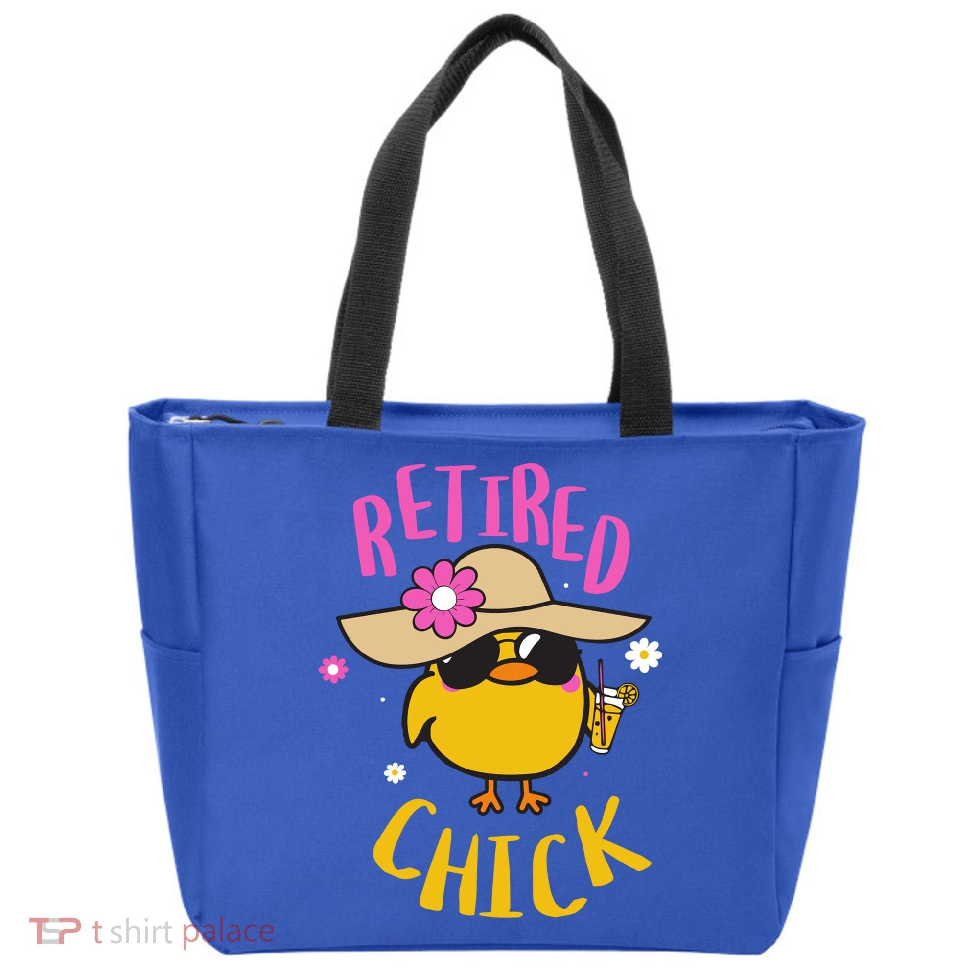 Retired Chick Pension Vacation Pensioner Retirement Chicken Gift Tote Bag