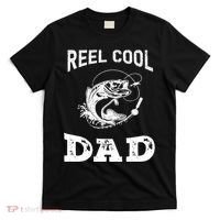 Reel Cool Papa Fishing Dad Gifts Father's Day Fisherman Fish T-Shirt thumb 0