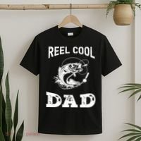Reel Cool Papa Fishing Dad Gifts Father's Day Fisherman Fish T-Shirt thumb 2