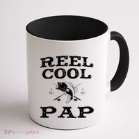 Reel Cool Pap Fishing Fisher Funny Funny Gift Coffee Mug thumb 1