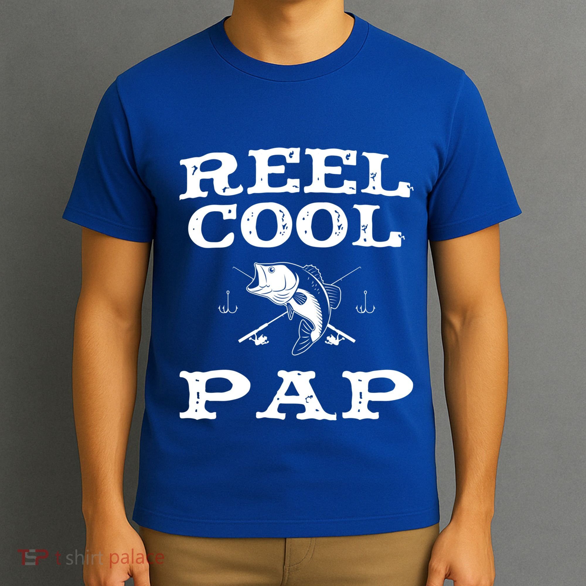 Reel Cool Pap Fishing Fisher Funny Funny Gift T-Shirt