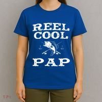 Reel Cool Pap Fishing Fisher Funny Funny Gift T-Shirt thumb 4