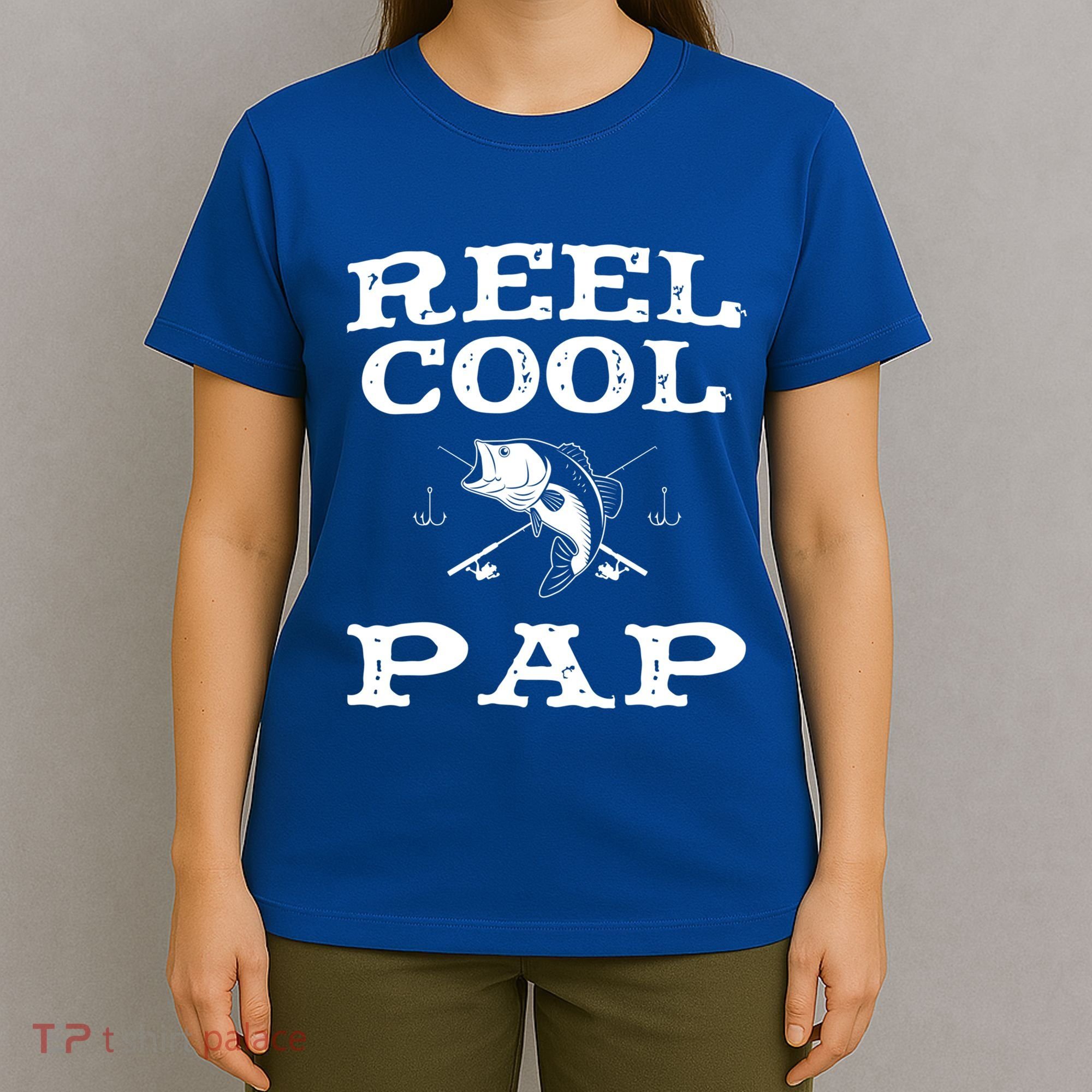 Reel Cool Pap Fishing Fisher Funny Funny Gift T-Shirt