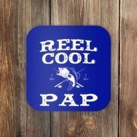 Reel Cool Pap Fishing Fisher Funny Funny Gift Coaster thumb 0