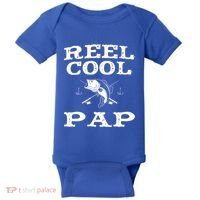 Reel Cool Pap Fishing Fisher Funny Funny Gift Baby Bodysuit thumb 0