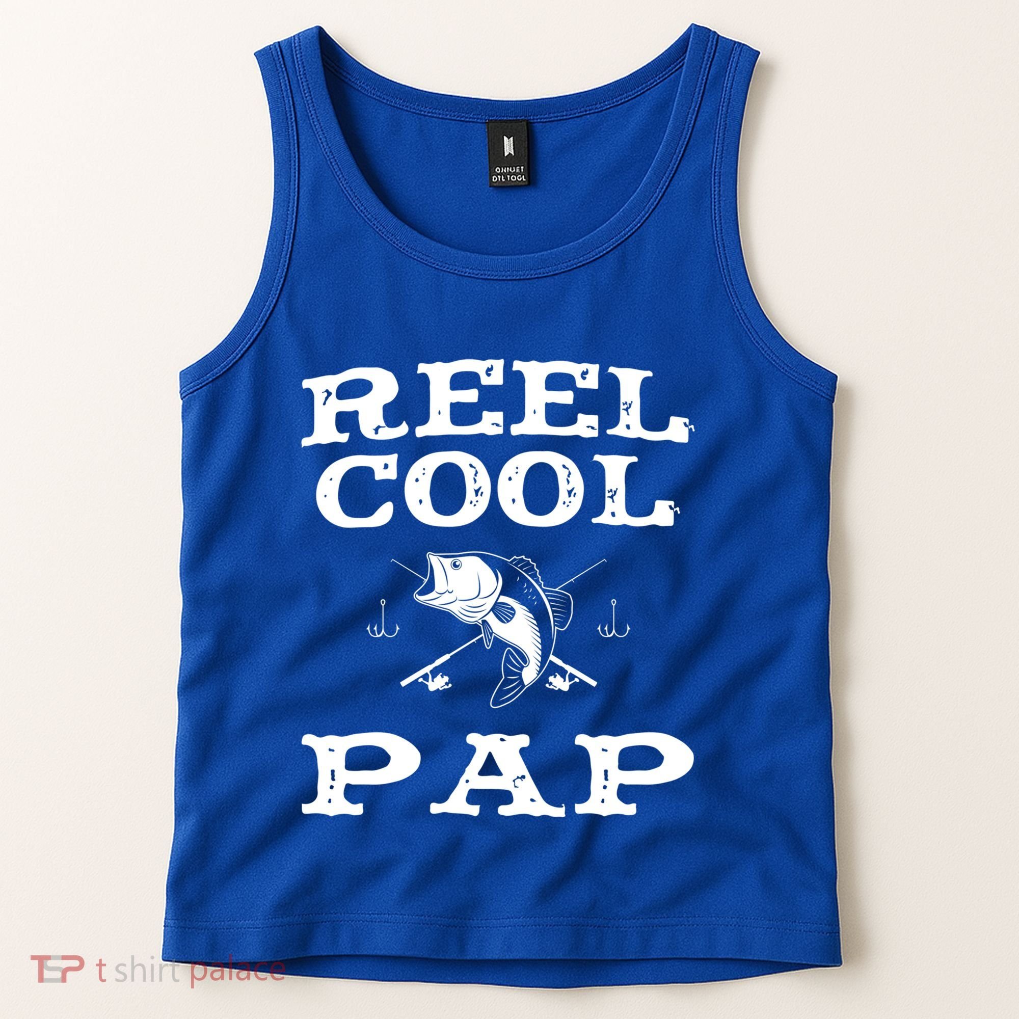 Reel Cool Pap Fishing Fisher Funny Funny Gift Tank Top