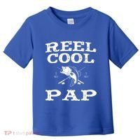 Reel Cool Pap Fishing Fisher Funny Funny Gift Toddler T-Shirt thumb 0