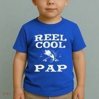 Reel Cool Pap Fishing Fisher Funny Funny Gift Toddler T-Shirt thumb 2