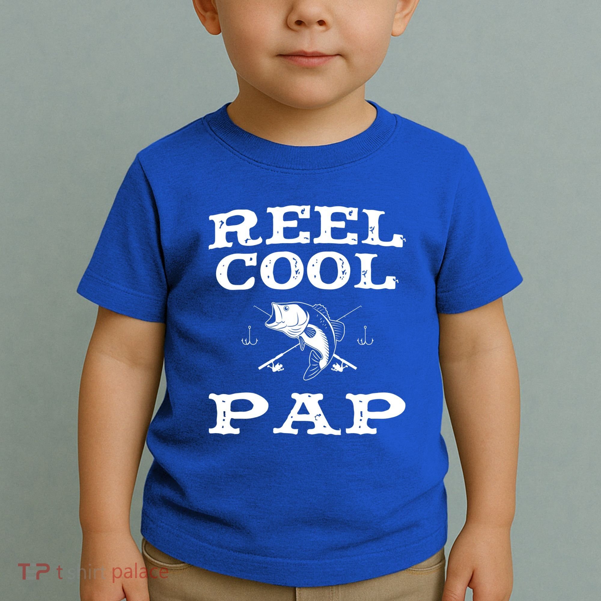 Reel Cool Pap Fishing Fisher Funny Funny Gift Toddler T-Shirt
