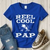 Reel Cool Pap Fishing Fisher Funny Funny Gift Women's T-Shirt thumb 3