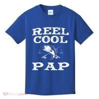 Reel Cool Pap Fishing Fisher Funny Funny Gift Kids T-Shirt thumb 0