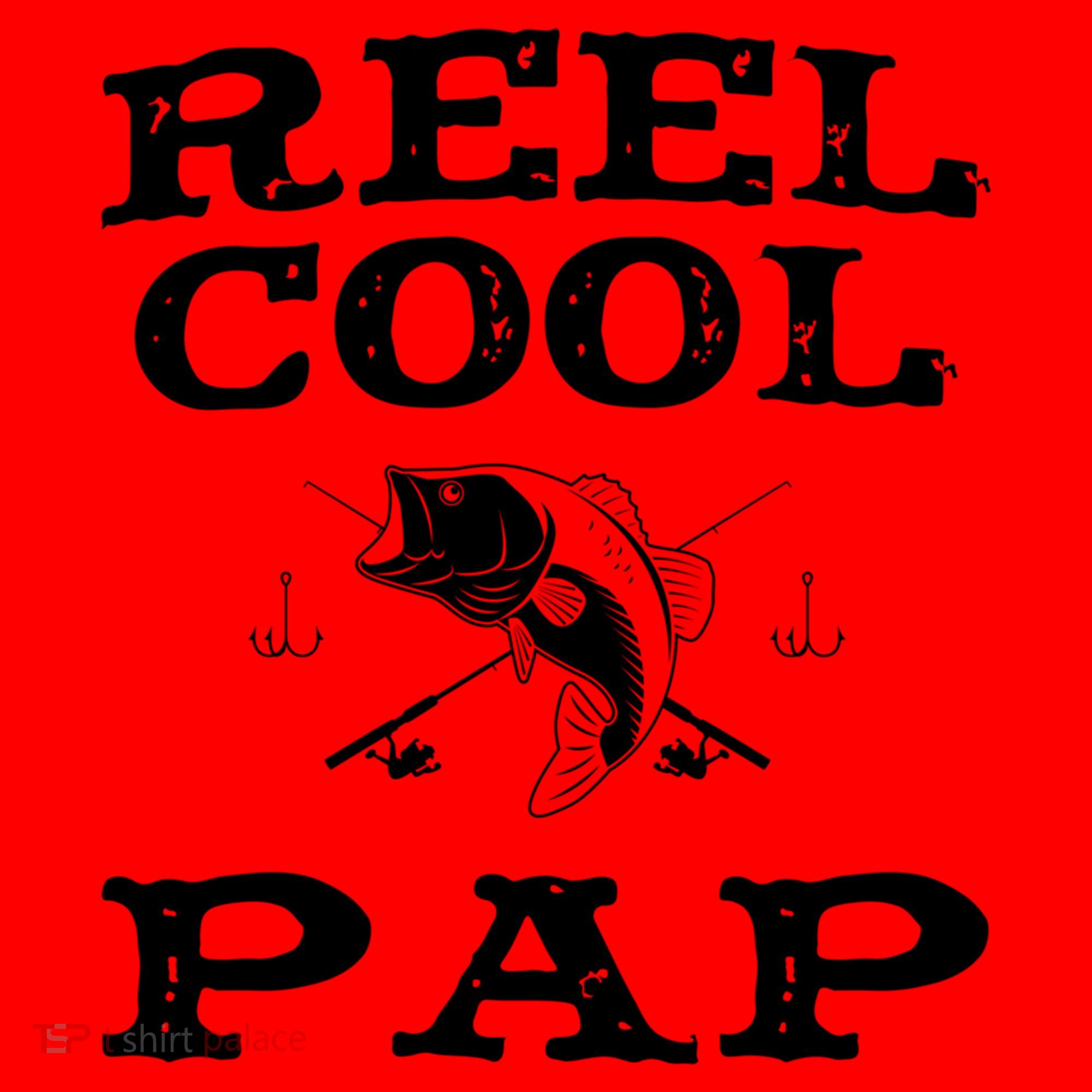 Reel Cool Pap Fishing Fisher Funny Funny Gift Santa Hat