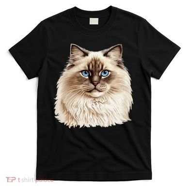 Ragdoll Cat Portrait Ragdoll Cat Head Ragdoll Cat Face T-Shirt