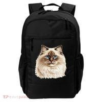 Ragdoll Cat Portrait Ragdoll Cat Head Ragdoll Cat Face Backpack thumb 0