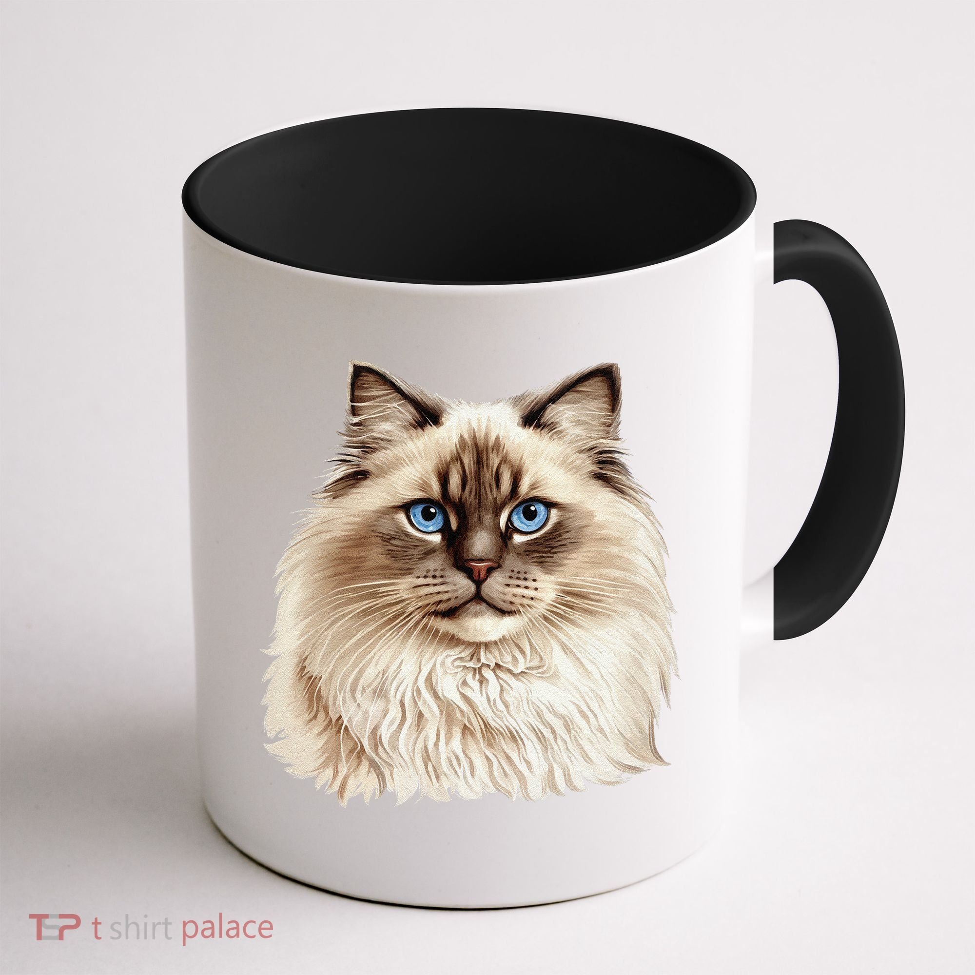 Ragdoll Cat Portrait Ragdoll Cat Head Ragdoll Cat Face Coffee Mug