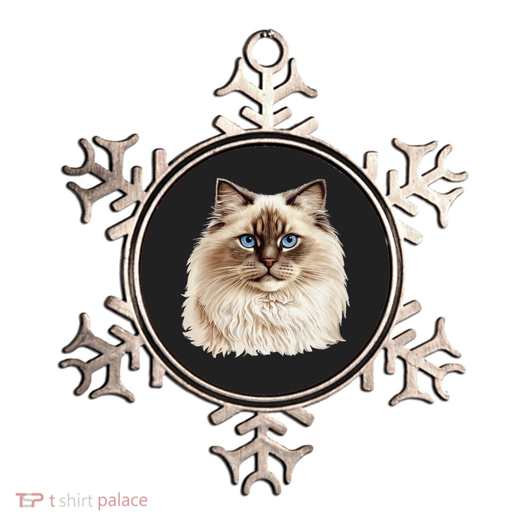 Ragdoll Cat Portrait Ragdoll Cat Head Ragdoll Cat Face Ornament