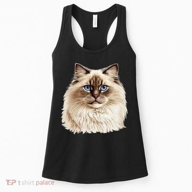Ragdoll Cat Portrait Ragdoll Cat Head Ragdoll Cat Face Women's Tank Top