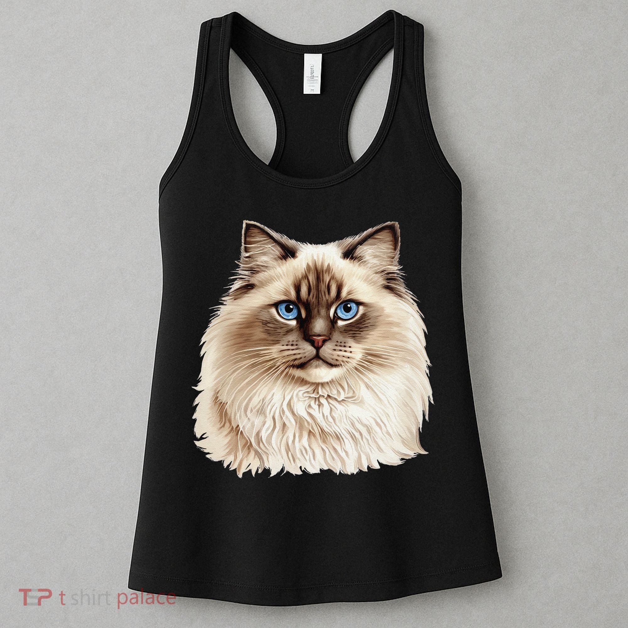 Ragdoll Cat Portrait Ragdoll Cat Head Ragdoll Cat Face Women's Tank Top