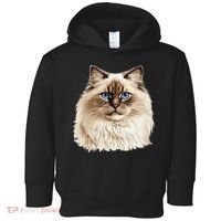 Ragdoll Cat Portrait Ragdoll Cat Head Ragdoll Cat Face Toddler Hoodie thumb 0