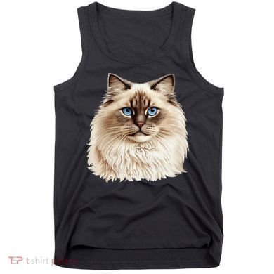 Ragdoll Cat Portrait Ragdoll Cat Head Ragdoll Cat Face Tank Top