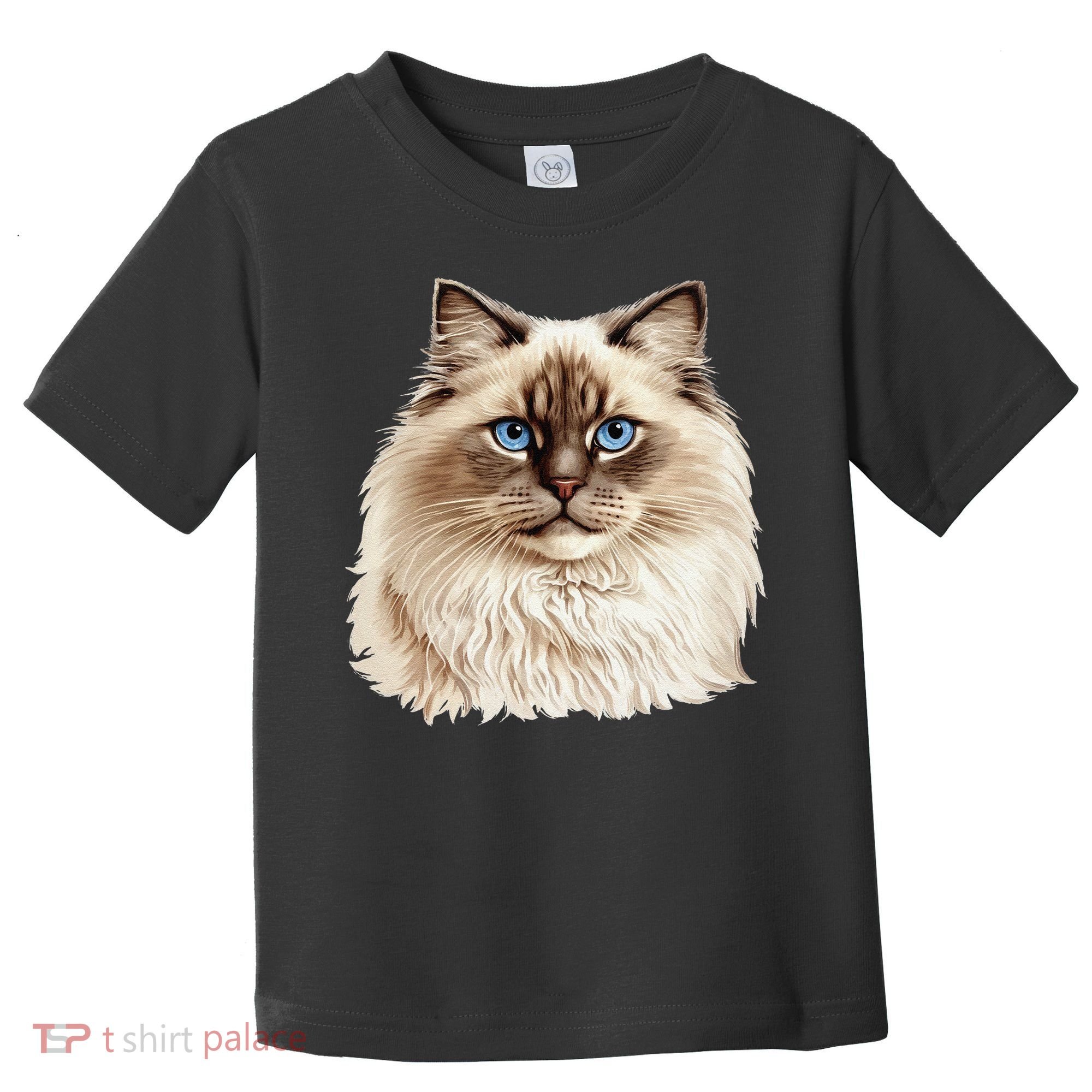 Ragdoll Cat Portrait Ragdoll Cat Head Ragdoll Cat Face Toddler T-Shirt