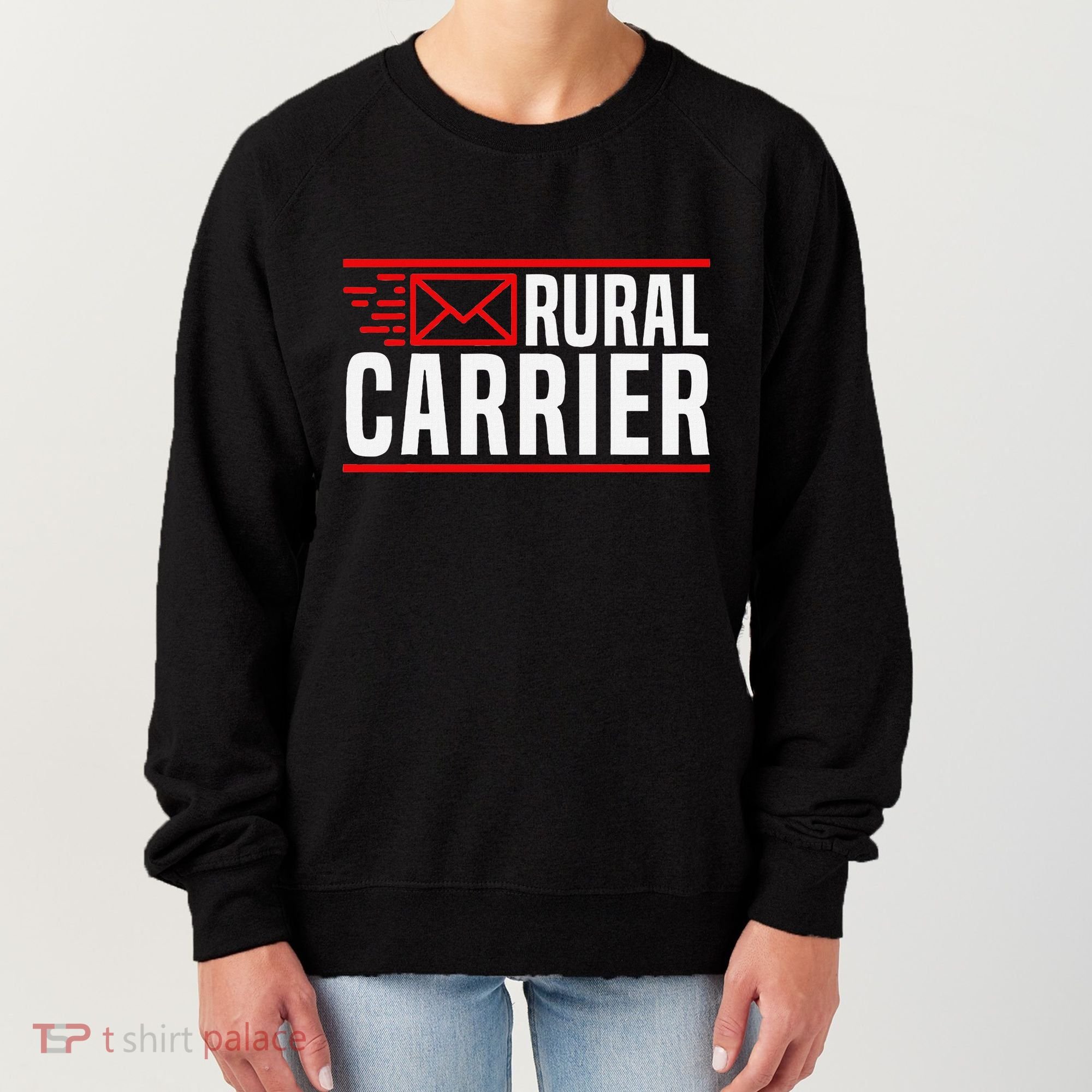 Rural Carrier Postal Worker Mailman Delivery Mail Escort Women's Sweatshirt