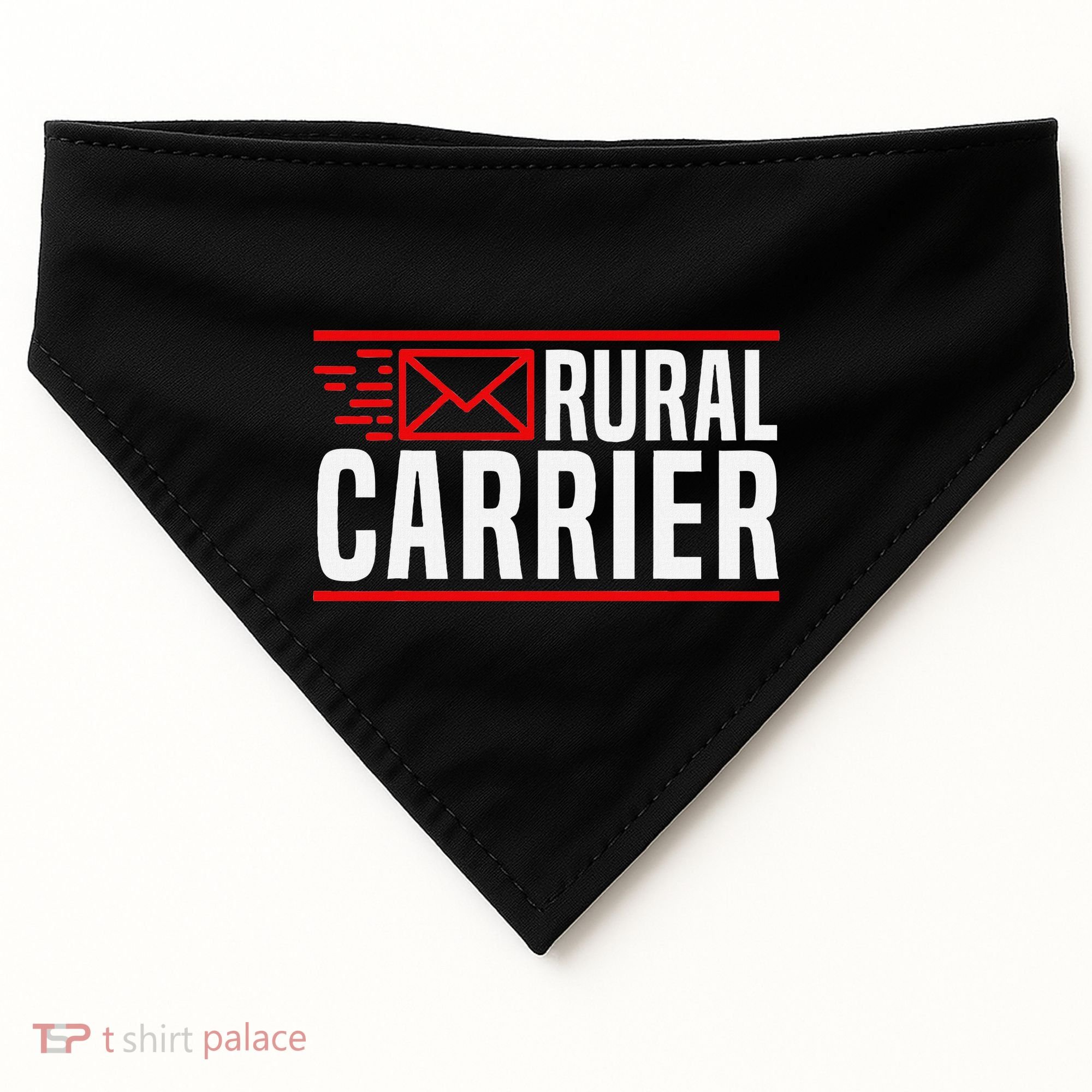 Rural Carrier Postal Worker Mailman Delivery Mail Escort USA-Made Doggie Bandana