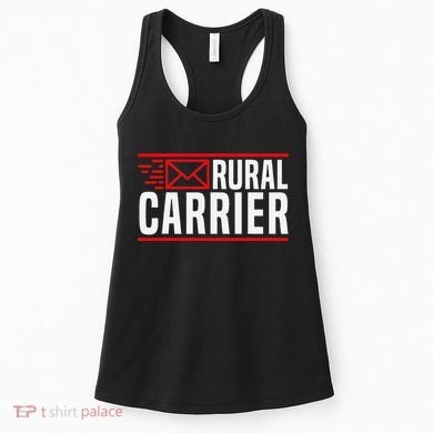 Rural Carrier Postal Worker Mailman Delivery Mail Escort Women's Tank Top