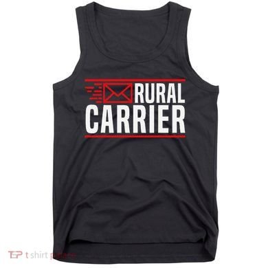 Rural Carrier Postal Worker Mailman Delivery Mail Escort Tank Top
