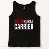 Rural Carrier Postal Worker Mailman Delivery Mail Escort Tank Top thumb 2