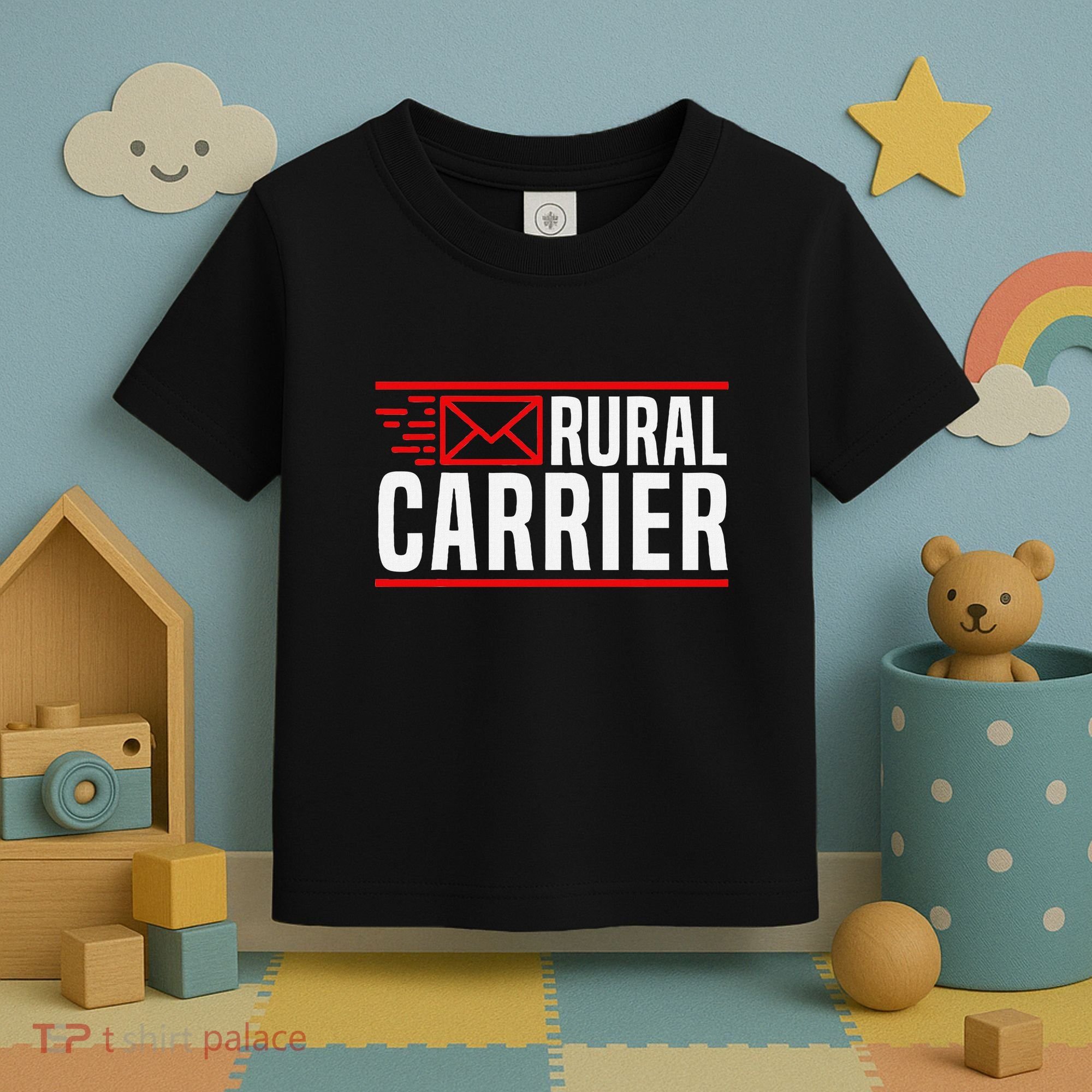 Rural Carrier Postal Worker Mailman Delivery Mail Escort Toddler T-Shirt