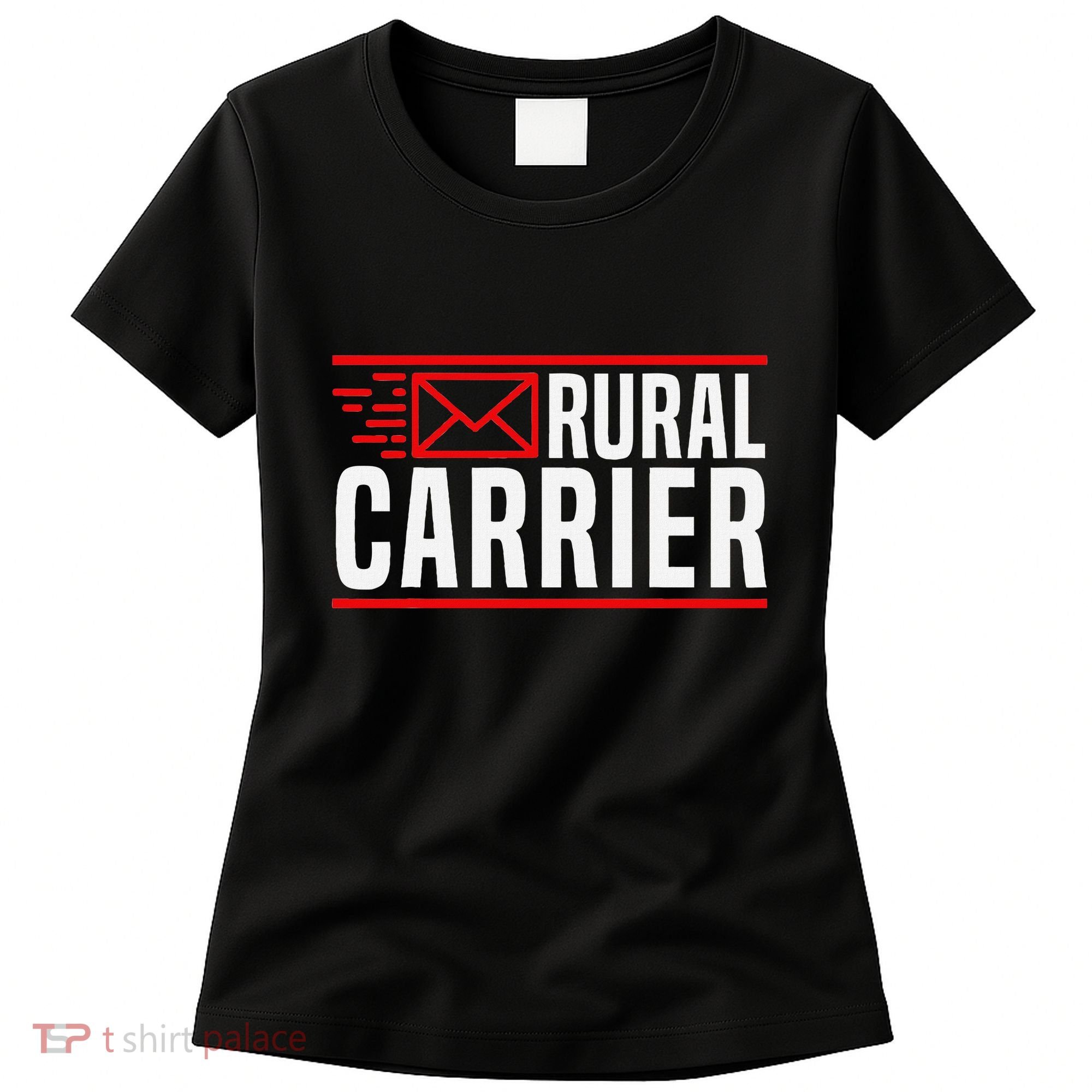 Rural Carrier Postal Worker Mailman Delivery Mail Escort Women's T-Shirt