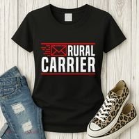 Rural Carrier Postal Worker Mailman Delivery Mail Escort Women's T-Shirt thumb 3