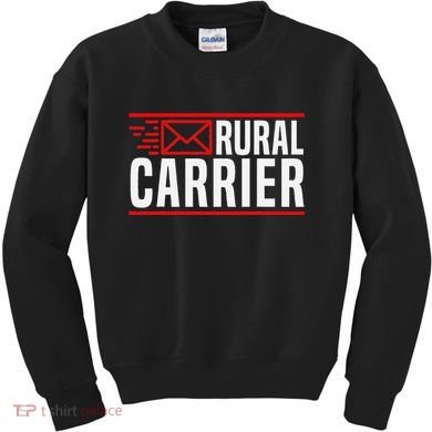 Rural Carrier Postal Worker Mailman Delivery Mail Escort Kids Sweatshirt