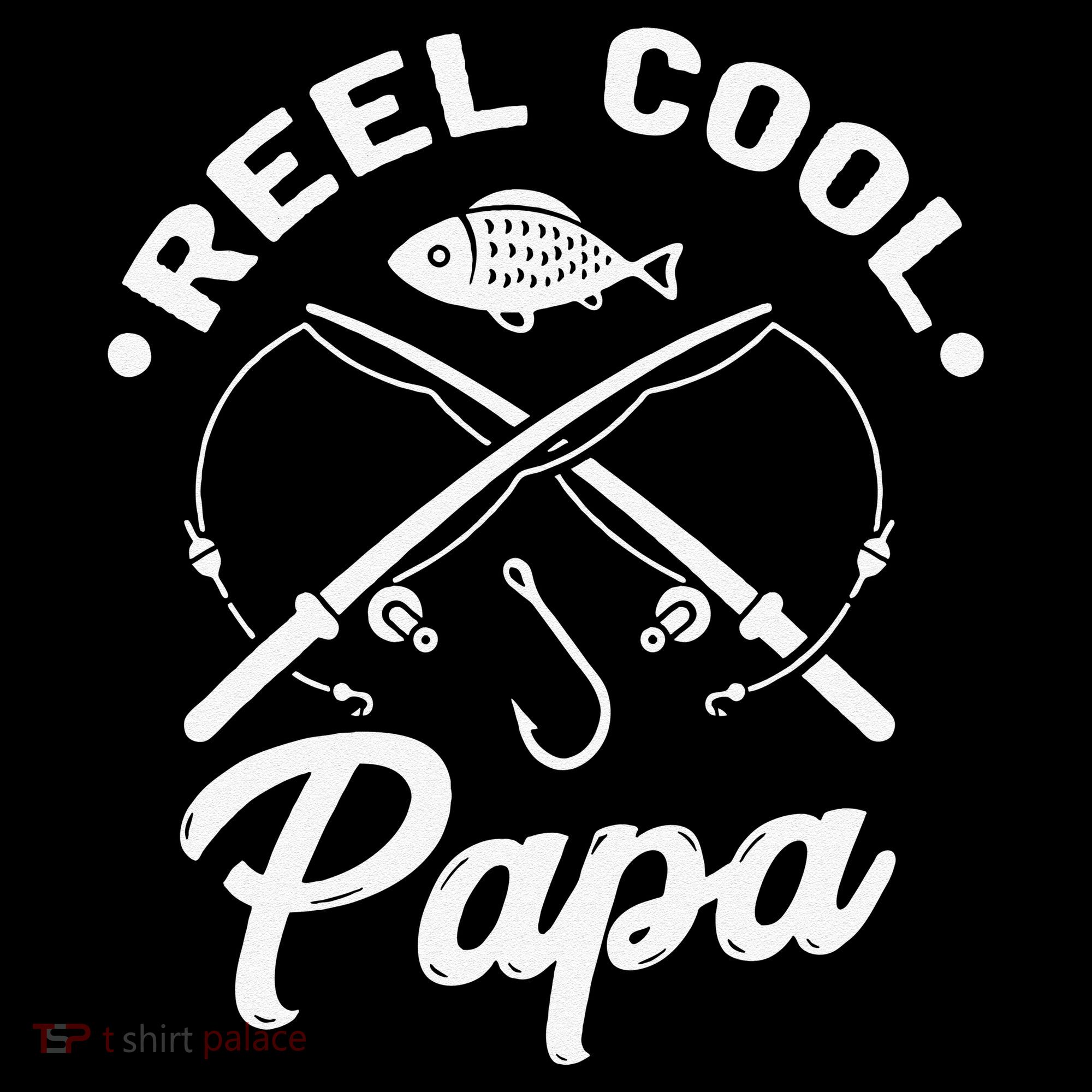 Reel Cool Papa Fishing Fisher Gift For Dads Coffee Mug