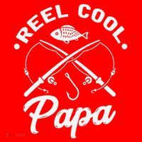Reel Cool Papa Fishing Fisher Gift For Dads Santa Hat thumb 1