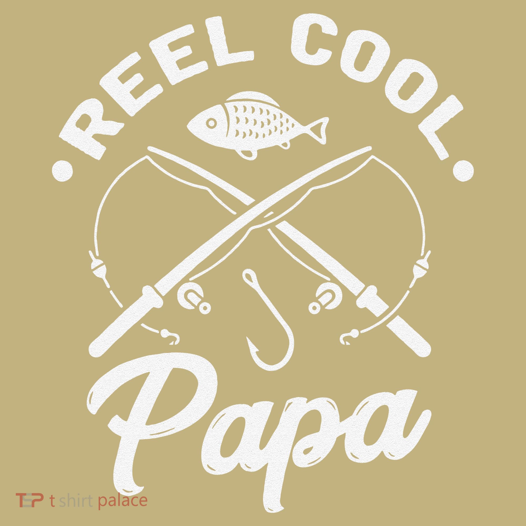 Reel Cool Papa Fishing Fisher Gift For Dads Long Sleeve Shirt