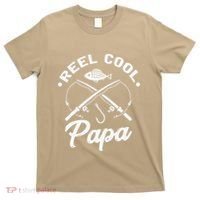 Reel Cool Papa Fishing Fisher Gift For Dads T-Shirt thumb 0