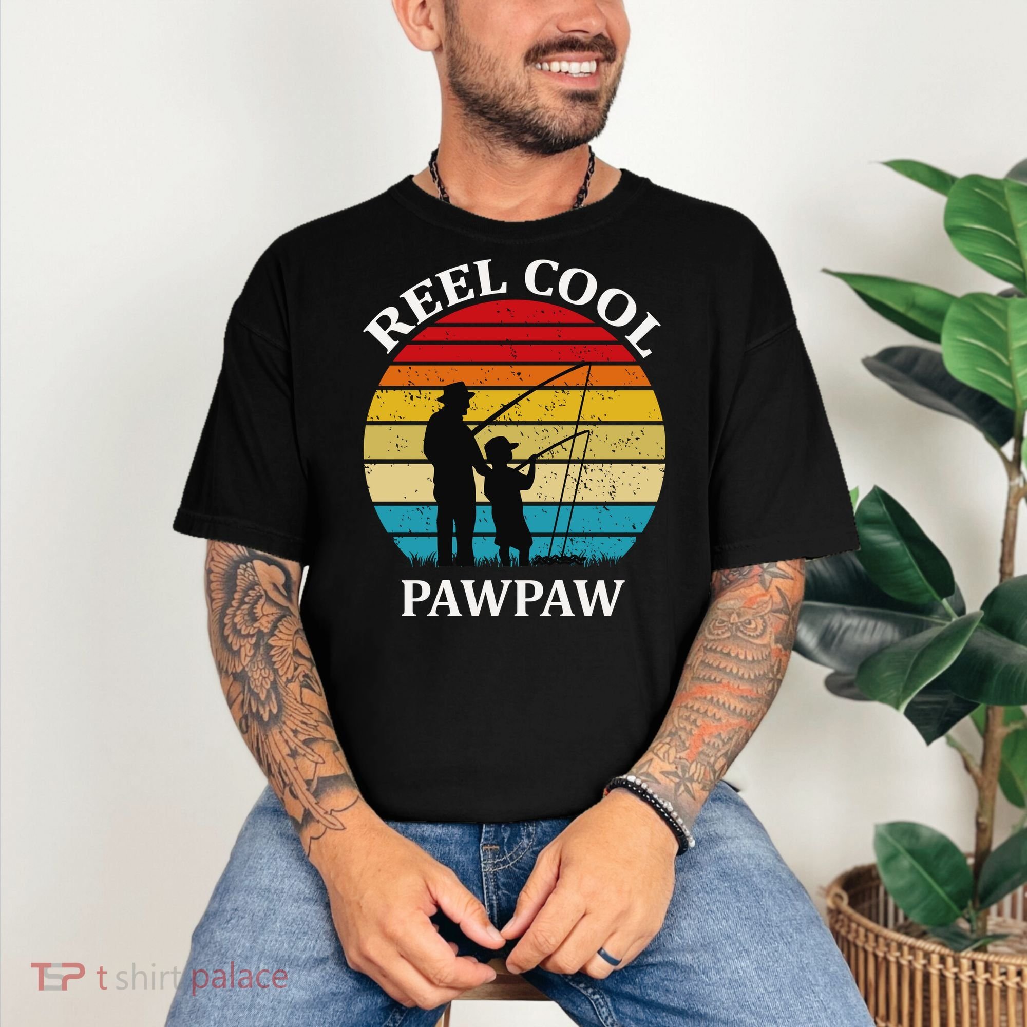 Reel Cool Paw Paw Comfort Colors T-Shirt