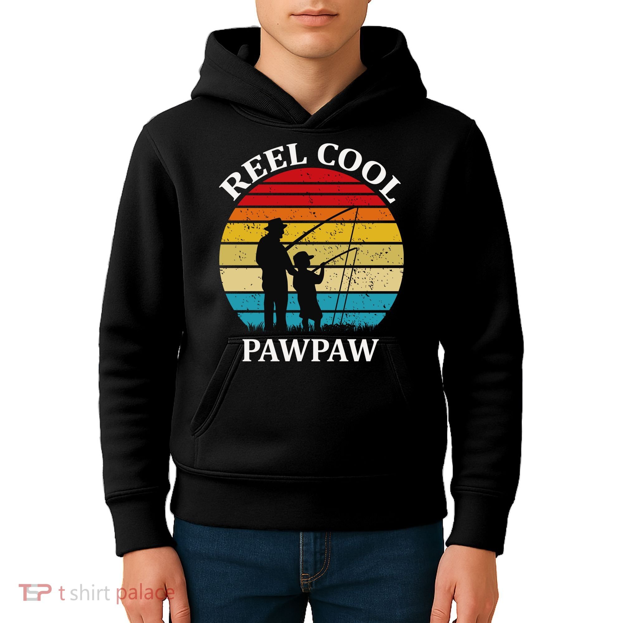 Reel Cool Paw Paw Kids Hoodie
