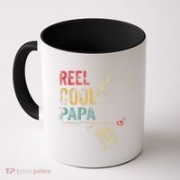 Reel Cool Papa Fish Fishing Fathers Day Coffee Mug thumb 0