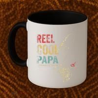 Reel Cool Papa Fish Fishing Fathers Day Coffee Mug thumb 2
