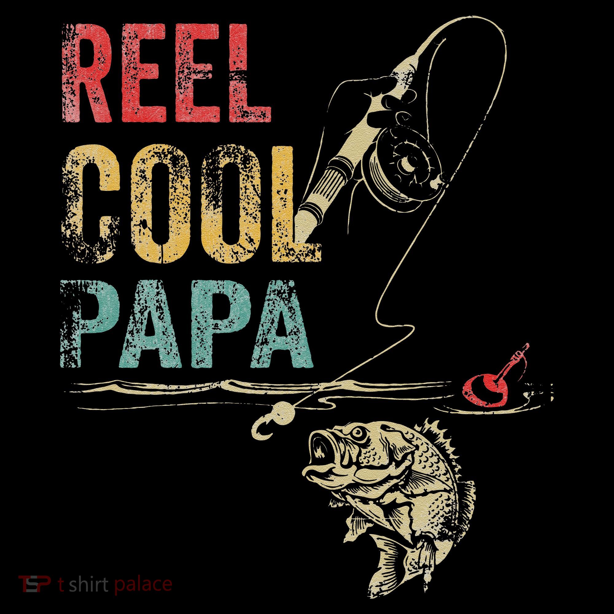 Reel Cool Papa Fish Fishing Fathers Day Coffee Mug
